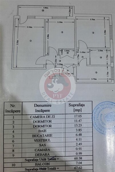 Giurgiului | Apartament 3 camere | decomandat | 68mp | B9930